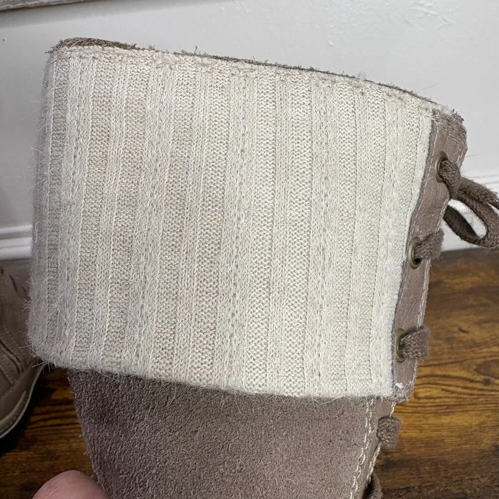 The North Face Size 8.5 Tall Snow Boots Convertible Suede Insulated Snowtropolis